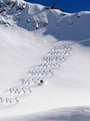 Großartige Pulverschneeabfahrten im Tiroler Pitztal