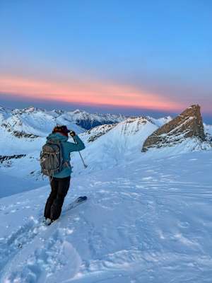 Sonnenaufgangstour am Arlberg
