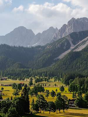 Bergwelten mein erster Klettersteig Ramsau am Dachstein