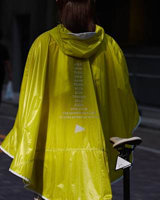 Brompton x and wander Poncho