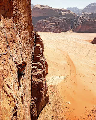 Klettern Wadi Rum