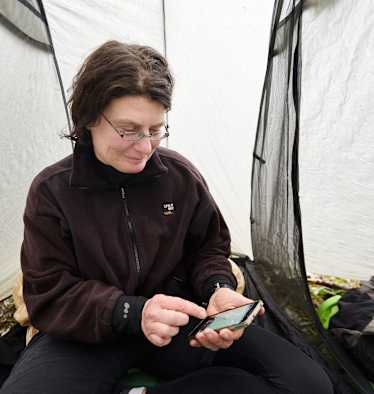 Langstreckenwanderin Christine Thürmer