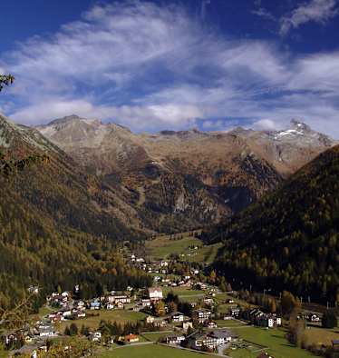 Blick auf Mallnitz und ins Seebachtal