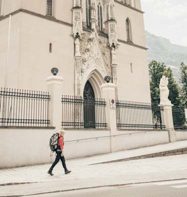Start der Hüttenwanderung ins Gesäuse