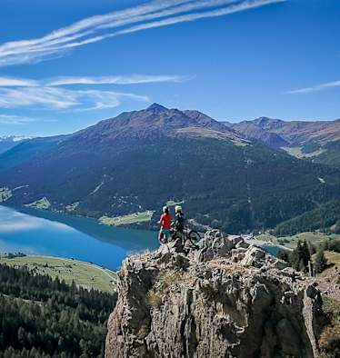 Just Be Mountainbike Bergwelten Reschensee Südtirol