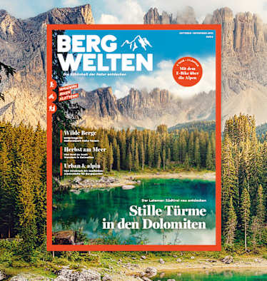 Das aktuelle Bergwelten-Magazin (Ausgabe Oktober/November 2019)