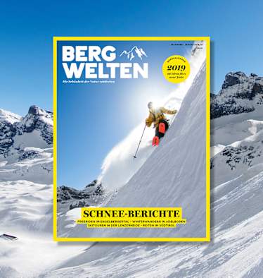 Jetzt überall im Zeitschriftenhandel – das Bergwelten Magazin (Dezember/Januar 2018/19)