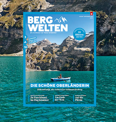 Jetzt überall im Zeitschriftenhandel – das Bergwelten Magazin (August/September 2019)