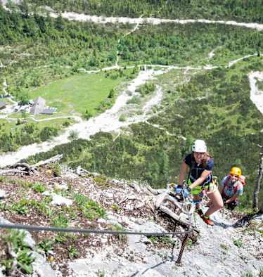 Bergwelten Mein erster Klettersteig