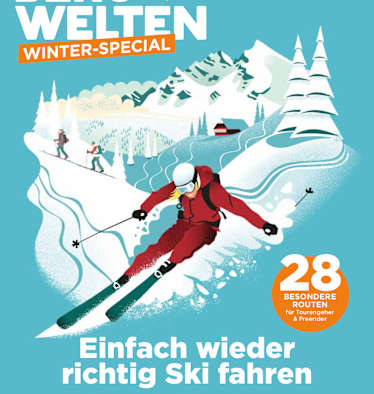 Jetzt überall im Zeitschriftenhandel – das Bergwelten Winter-Special 2019/20
