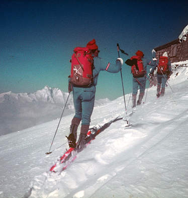 Das Team von 1971 unterwegs