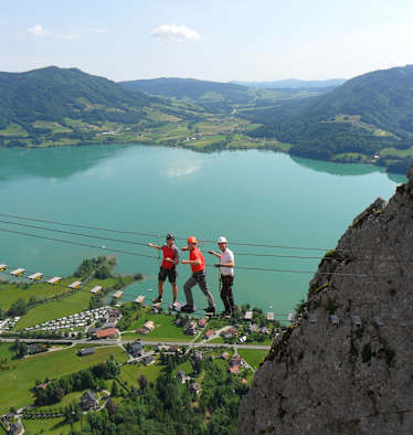 Drachenwand Klettersteig Mondsee