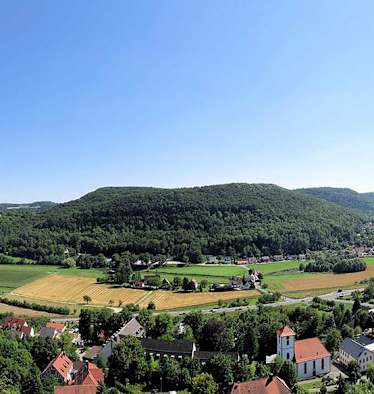 Die Fränkische Schweiz ist ein wunderbares Wandergebiet.