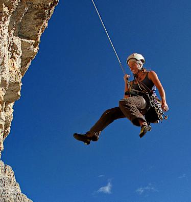 An der Cima Scotoni in den Dolomiten