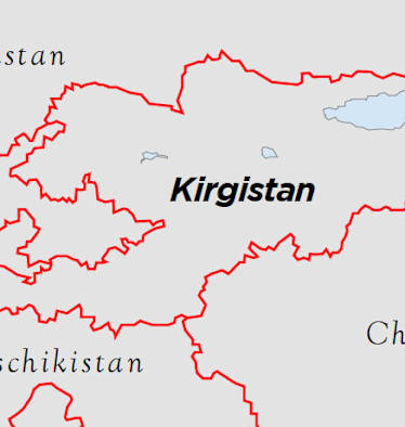 Karte Kirgistan