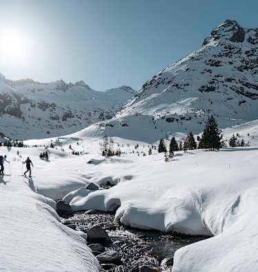 Skitourengeher im Zillertal rund um die Berlinerspitze