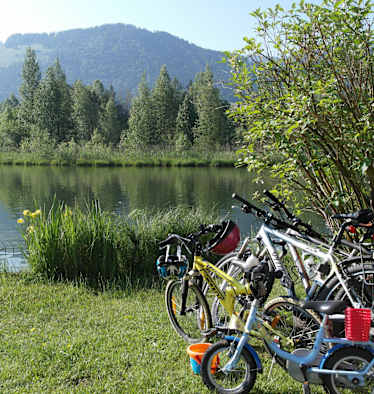 Räder am See