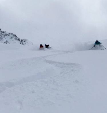 „Pistentour“ aufs Hoadl in der Axamer Lizum in Nordtirol