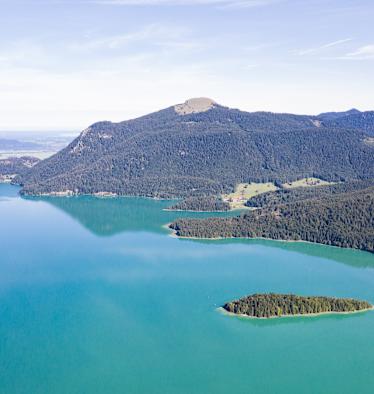 Blick auf den Walchensee