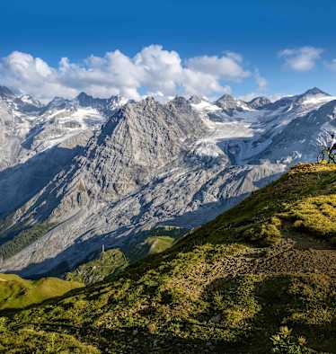 Im Angesicht des Ortlers auf der TransAlp