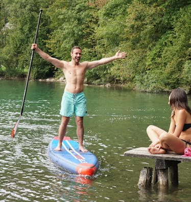 Vom Berg an den See