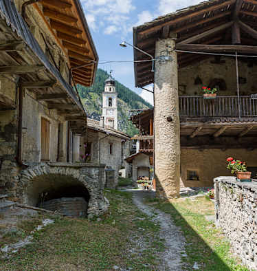 Idyllische aber einsame Dörfer im Valle Maira