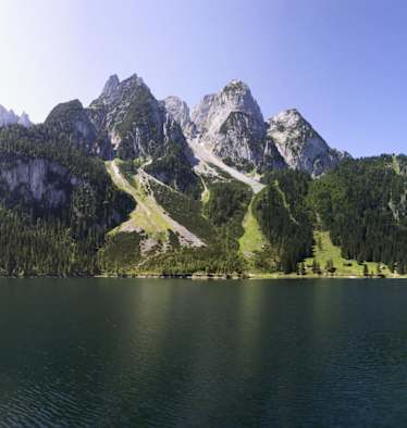 Der Vorderer Gosausee – das Auge Gottes – zu Füßen des Königs Dachstein