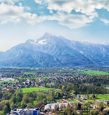 Salzburg mit Untersberg