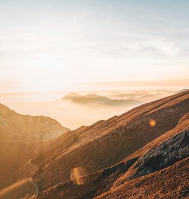 Sonnenuntergang am Monte Altissimo di Nago