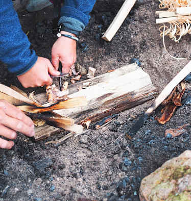 Richtig Lagerfeuer machen