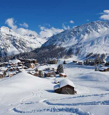 Arosa im Winter: Plessur-Alpen