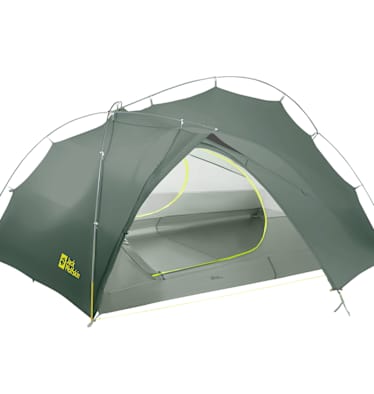 Das Kuppelzelt STRATOS LITE III von Jack Wolfskin.