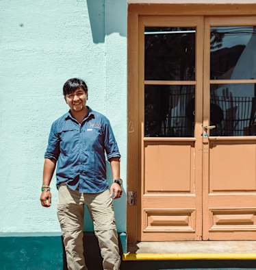 Guide Jorge weiß stets, wo es langgeht