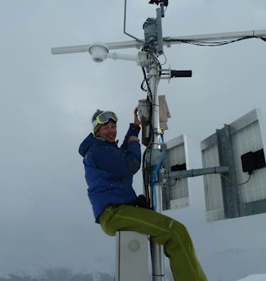 Dr. Christoph Mitterer ist Schnee- und Lawinenforscher