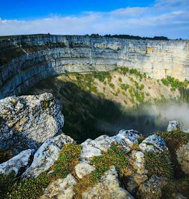 Creux du Van im Val-des-Travers in der Schweiz