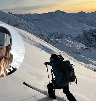 Nina Gigele am Arlberg