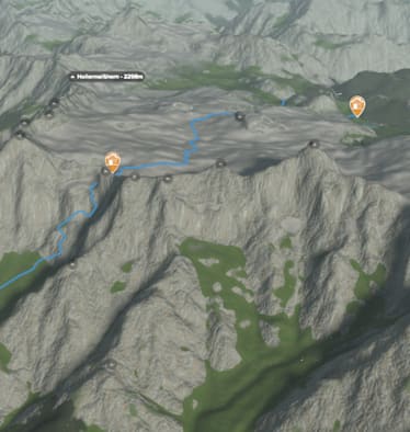 Das Schottmalhorn (2.045 m) spiegelt sich im Funtensee im Steinernen Meer, Nationalpark Berchtesgaden