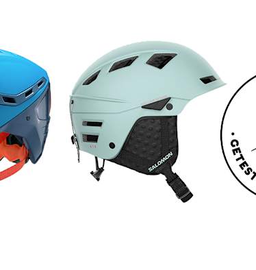 Die Skitourenhelme DYNAFIT TLT und SALOMON MTN LAB