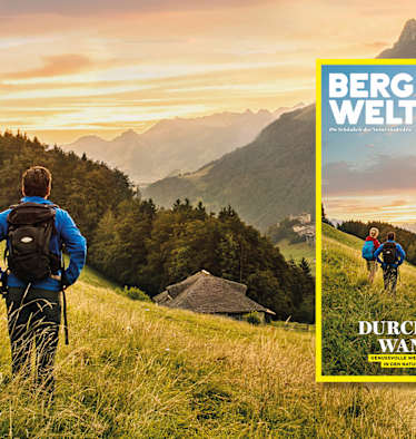 Cover des Bergwelten Magazins (Juni/Juli 2018)