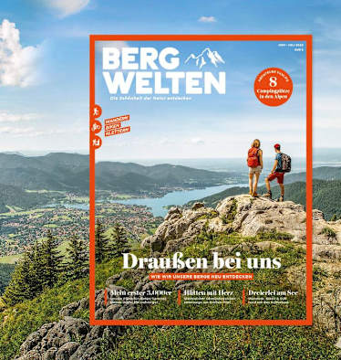 Jetzt überall im Zeitschriftenhandel – das aktuelle Bergwelten-Magazin (Juni/Juli 2020)