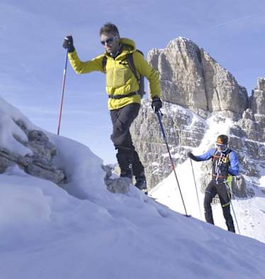 Auf dem Weg zum Rifugio Nuvolau