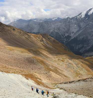 Der Goldseeweg und der Ortler
