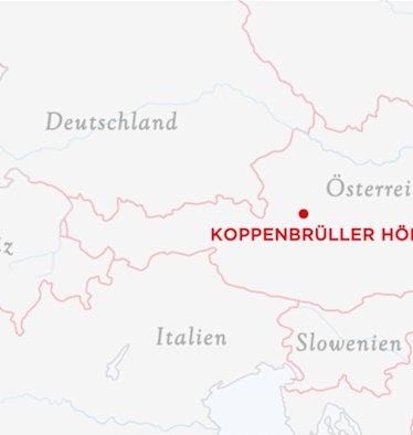 Landkarte Koppenbrüllerhöhle