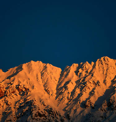 Kemacher im Karwendel: Blick auf die Nordkette bei Innsbruck in Tirol