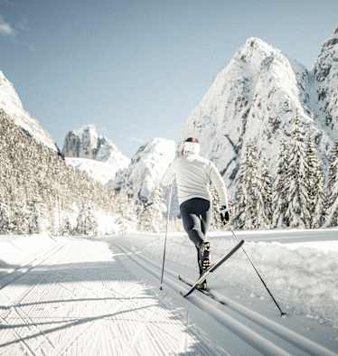 Langlaufen bei Toblach