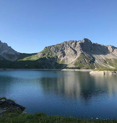 Der Lünersee im Rätikon