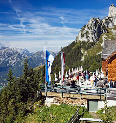 Erfurter Hütte im Tiroler Rofangebirge