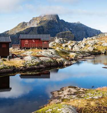 Campen und Klettern auf den Lofoten Norwegen