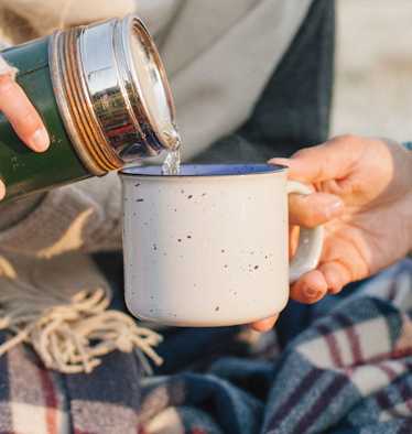 Thermosflasche Wandern