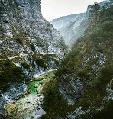 Die Ötschergräben in den Ybbstaler Alpen sind für milde Wintertage ein grandioses Tourenziel